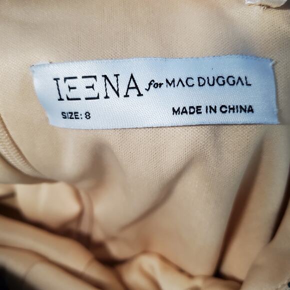 Mac Duggal Sequined One Shoulder Cut Out Gown Silver 26730 Size 8 New - Picture 6 of 14